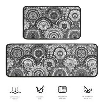 2 шт. мягкий коврик против усталости износостойкий нескользящий дизайн водонепроницаемый легко S