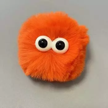 2 шт., мягкий мотоциклетный шлем с большими глазами, украшение, милый плюшевый мяч для мотокросса, полнолицевая наклейка на шлем для бездорожья, аксессуары для мото красный