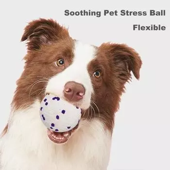 2 шт., мягкий успокаивающий мяч для собак, безопасная игрушка для домашних животных, жевательная игрушка для щенков, мягкая соска для собак, игрушка для снятия беспокойства и скуки Sets