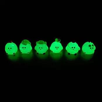 2 шт. мультяшная светящаяся кукла Diy ювелирные изделия аксессуары автомобильные украшения аксессуары игрушка