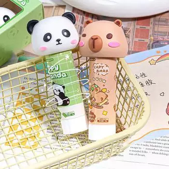 2 шт. мультяшные твердые клеи ПВА супер сильные клеи клеевые стержни милые школьные канцелярские принадлежности для детей школьный офис