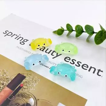 2 шт. мультяшный светящийся краб украшение мини сад ландшафт украшения своими руками 2pcs