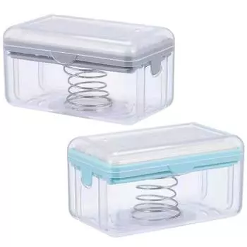 2 шт. Мыльница настольная, пенообразующие коробки, дорожный контейнер, диспенсер, инструмент, кейс для инструментов из полипропилена