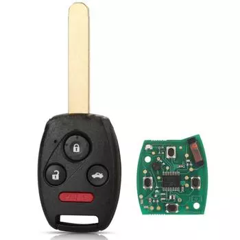 2 шт. N5F-S0084A, брелок-брелок для замены, совместимый с Civic 2006-2011, пульт дистанционного управления без ключа