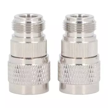 2 шт. N-мама-N-папа адаптер широкополосный радиочастотный разъем для антенного удлинительного кабеля