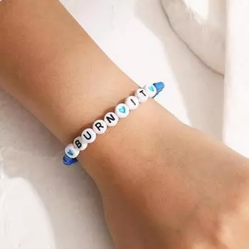 2 шт. Набор браслетов дружбы плетеная веревка эластичный шнур дизайн единство и