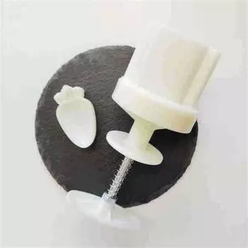 2 шт., набор форм для лунного торта, штампы для печенья с кроликом, морковью, фестиваль середины осени, сделай сам, ручной пресс, форма для печенья, инструменты для впечатлений B