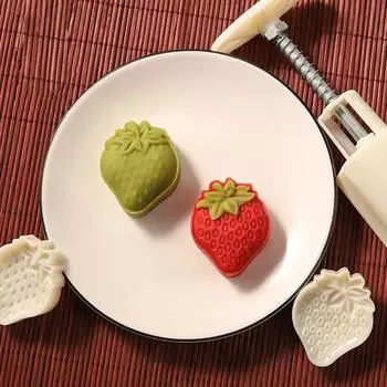 2 шт./набор форм для печенья с ручным прессом, форма для выпечки в виде клубники/ананаса/кошачьей лапки, форма для выпечки лунного пряника, хлебобулочные изделия dog paw