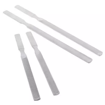 2 шт./набор из нержавеющей стали двухсторонняя металлическая пилочка для ногтей педикюр маникюрный инструмент