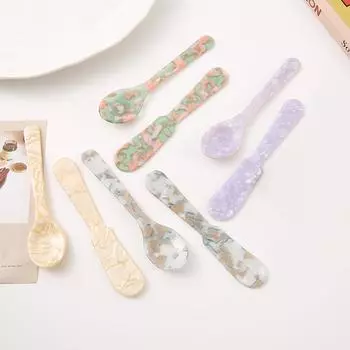 2 шт./набор ложка для крема, кофе, икры, чайная ложка, набор столовых приборов и ножей 11 см