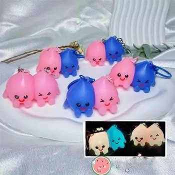 2 шт./набор магнитных подарков на День святого Валентина светящиеся куклы мультяшные парные подвески подарки Style2