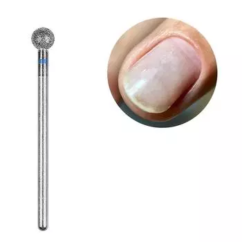 2 шт./набор маленьких сверл для ногтей с круглой головкой, отшелушивающий электрический инструмент для кутикулы, вращающийся вольфрамовый стальной полирующий инструмент для педикюра 2Pcs