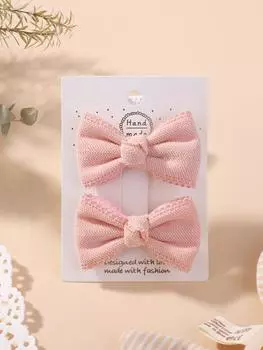 2 шт./набор Милые хлопковые клетчатые заколки-банты для волос для маленьких девочек, летние, с красочным принтом, цветочные заколки-невидимки, аксессуары для волос