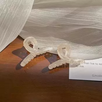 2 шт./Набор Милый однотонный краб для волос для девочек Акриловая мини-заколка Модная женская заколка для челки Зажимы-крестики Маленькие аксессуары для волос Size fits all