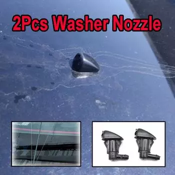 2 шт., набор насадок для омывателя ветрового стекла для Hyundai Tucson Entourage для KIA Sportage Spectra Spectra5 2007 2008 чёрный