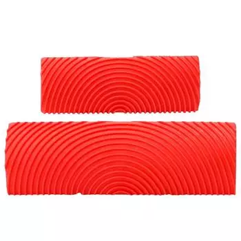 2 шт./набор резиновый цилиндр эффект древесины кисть для рисования инструменты DIY настенное украшение