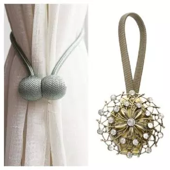 2 шт. надежный ремень для штор декоративный простой в эксплуатации орнамент эластичная веревка драпировка подхват для гостиной