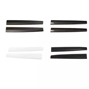 2 шт. Накладка на приборную панель из углеродного волокна, декоративная отделка центральной консоли, матовая