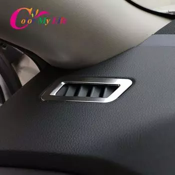 2 шт. накладка на вентиляционное отверстие для Nissan X-TRAIL Xtrail T32 2013-Qashqai J11 2014-внутренняя вентиляционная рамка для кондиционера