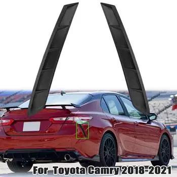 2 шт. накладка на задний бампер 5216506030 для Toyota Camry 2018-2022 гг. чёрный