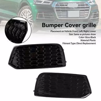 2 шт. Накладка переднего бампера Решетка Рамка Вставка 80A807679D 80A807679DRU6 Подходит для Q5 2018-2022 Сетка