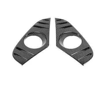 2 шт. Накладки на передние противотуманные фары под карбон для Toyota Rav4 2019-2021