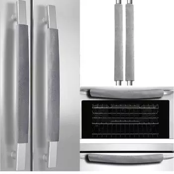 2 шт. Накладки на ручки холодильника Декоративные ручки для кухонной техники Противоскользящая Антистатическая защита Холодильник