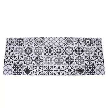 2 шт. Наклейка на дверь черная белая самоклеящаяся 3D 38,5x200 см/15,2x78,7 дюймов водонепроницаемая дверная наклейка для