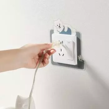 2 шт. наклейка на переключатель «расти в темноте» мультфильм панда медведь кролик кошка животное зеленый водонепроницаемый самоклеящийся переключатель защитная наклейка товары для дома Rabbit