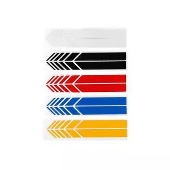 2 шт. Наклейка на зеркало заднего вида автомобиля, автомобильные аксессуары 5 цветов светоотражающая наклейка для E90 E46 E92 E87 G20 внешние аксессуары синий