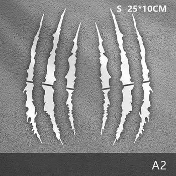 2 шт. наклейки на мотоцикл Monster Claw Scratch для мотокросса, виниловые наклейки для Bmw Ktm Kawasaki Yamaha Suzuki Honda