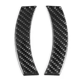 2 шт. Наклейки на рамку навигационной консоли автомобиля из углеродного волокна, подходят для Mini Cooper Countryman F60