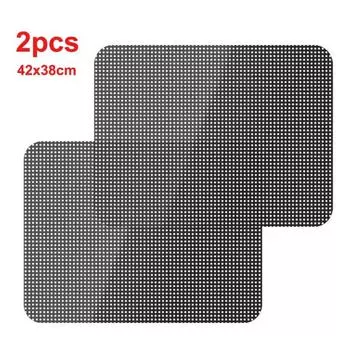 2 шт. Наклейки на солнцезащитный козырек автомобиля, электростатические наклейки, солнцезащитные наклейки на окна, солнцезащитный козырек, боковые блоки для задних окон автомобиля, защитная пленка 42x38cm (2pcs)