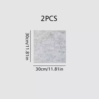 2 шт. Наклейки на стену Хранение ключей и украшений Квадратная фетровая доска Офисная доска для заметок Доска для сообщений Доска для объявлений Декор 30x30 см