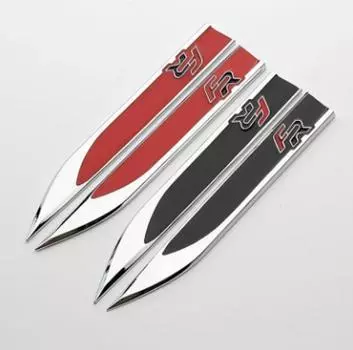 2 шт. наклейки сиденья аксессуары для стайлинга автомобилей автомобильные панели боковые этикетки лезвия декоративные наклейки персонализированные наклейки для автомобиля 1