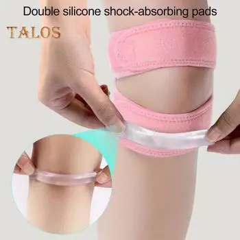 2 шт., наколенник, регулируемый бандаж для мужчин и женщин, двойные бандажи для колена, стабилизатор для поддержки колена при артрите, облегчении боли в колене, разрыве мениска 2pcs чёрный