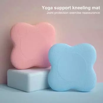 2 шт. наколенники для йоги, сверхтолстые противоскользящие спортивные подушки для снятия боли из термопластичного эластомера, для мужчин и женщин, для пилатеса, для защиты локтевого сустава, коврик для тренировки на коленях, фитнес-оборудование зелёный