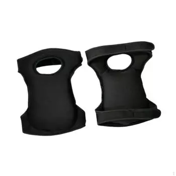 2 шт. наколенники для пола защитные наколенники дышащие многофункциональные защитные накладки для прополки чёрный