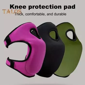 2 шт. наколенники для садоводства, пенопластовые наколенники с ремешками-липучками, наколенники, подушки для защиты коленей, для мытья полов, ремонта автомобилей, работы по дому темно-зеленого