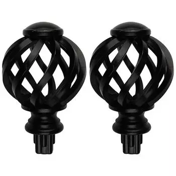 2 шт. наконечники для карниза для штор 3/4 дюйма замена для комнаты гостиная