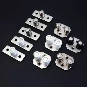 2 шт. напольное крепление для раздвижных деревянных дверей, роликовый фиксатор, верхняя часть 3*3*2cm