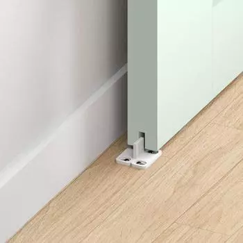 2 шт. направляющая для пола раздвижной двери амбара регулируемый ролик для нижней части раздвижной двери анти раскачивание фурнитура для мебели аксессуар