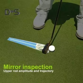 2 шт., направляющая для выравнивания мяча для гольфа, легированная сталь, тренажер для гольфа, линейка для гольфа, руководство по паттингу, инструмент для измерения скорости Sets