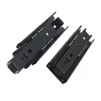 - 2 шт. направляющие для выдвижных ящиков на шарикоподшипниках, направляющие, трехсекционные направляющие для шкафа