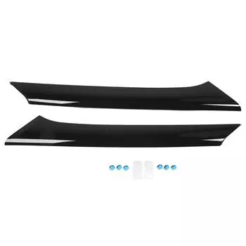 2 шт. наружная боковая стойка лобового стекла DW1725 черная наружная молдинг-накладка стойки замена для Ford Flex