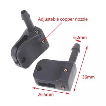 2 шт., насадка для мойки автомобиля, форсунка для Vito W638 Sprinter, установленная на рычаге стеклоочистителя