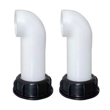 2 шт. Насадки для IBC-контейнера, краны, крышки, клапаны, фитинги, резьба, адаптеры для IBC-контейнера, удлинители, сливные патрубки, шланги, простые в использовании