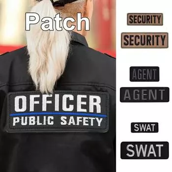 2 шт. нашивка безопасности прочная тканевая ткань с вышитыми буквами декоративная нашивка для униформы жилет куртка шляпа J