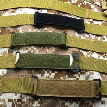 2 шт., нашивки для рюкзака, накладки для крепления Molle, полоски для дисплея Molle для значков «сделай сам», чёрный