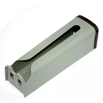 2 шт. настенная стойка для хранения мусорных пакетов, самоклеящийся органайзер, профессиональный для кухни, розовый 31x10x10cm / 12.2x3.9x3.9in зелёный